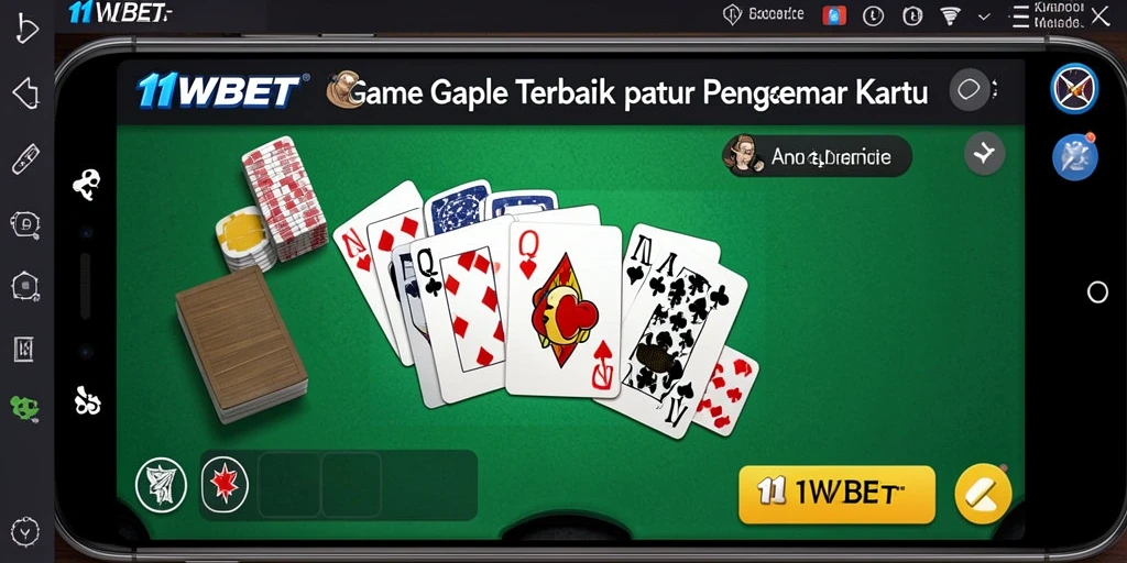 Gameplay seru Gaple di 11WBET yang menguji keterampilan kartu Anda.