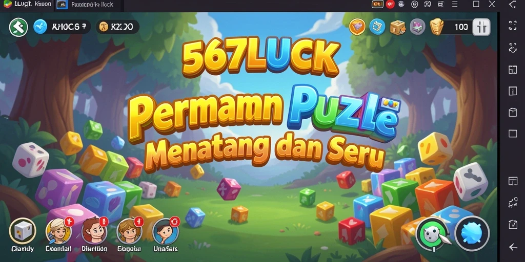 Tampilan gameplay menantang dari 567LUCK yang memperlihatkan level yang berbeda.