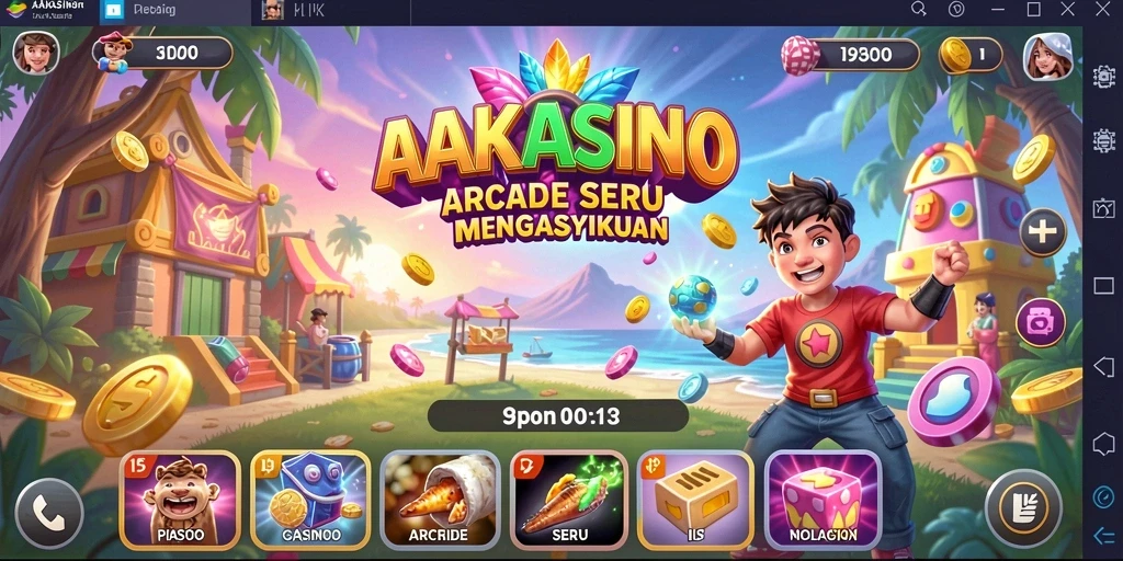Tampilan gameplay menarik AAKASINO yang penuh aksi dan tantangan.