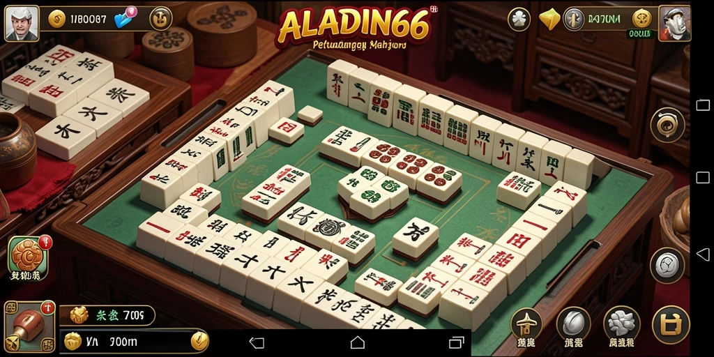 Gameplay seru dalam ALADIN66 menampilkan beragam tantangan Mahjong.