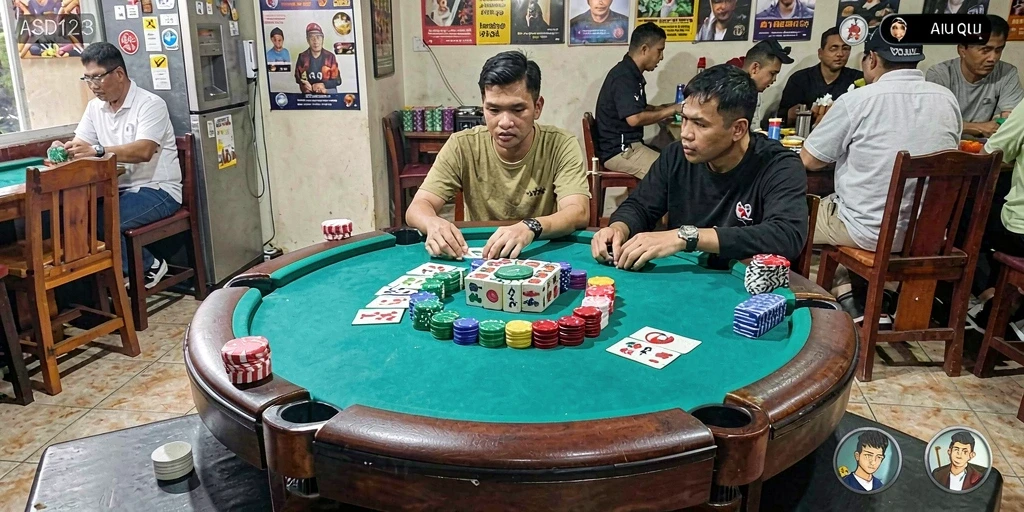 Tangkapan layar menunjukkan gameplay seru QiuQiu di ASD123.
