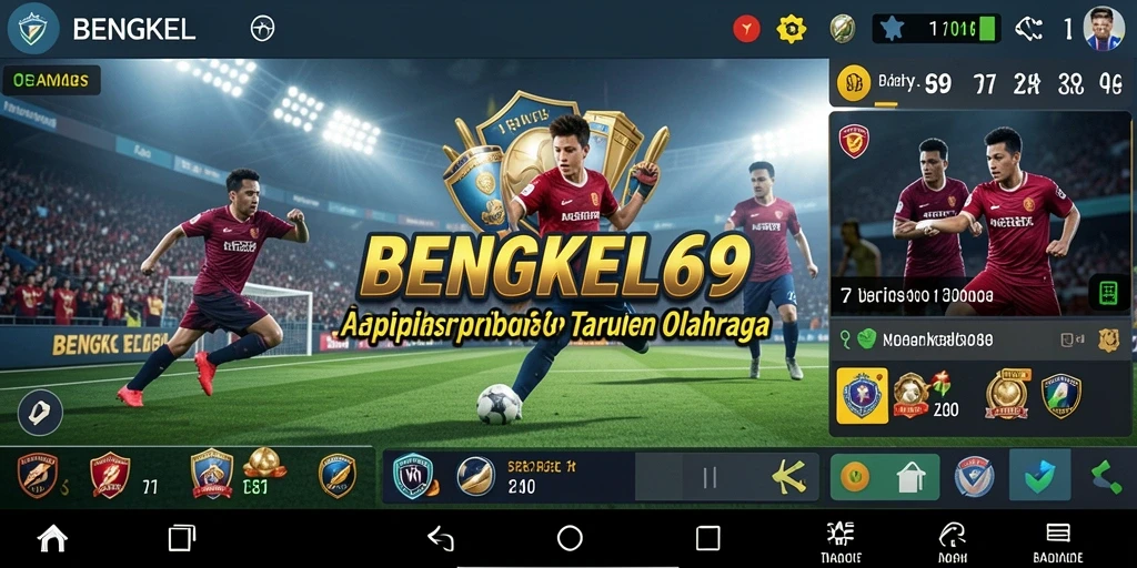 Screenshot BENGKEL69 menampilkan antarmuka taruhan olahraga yang menarik.