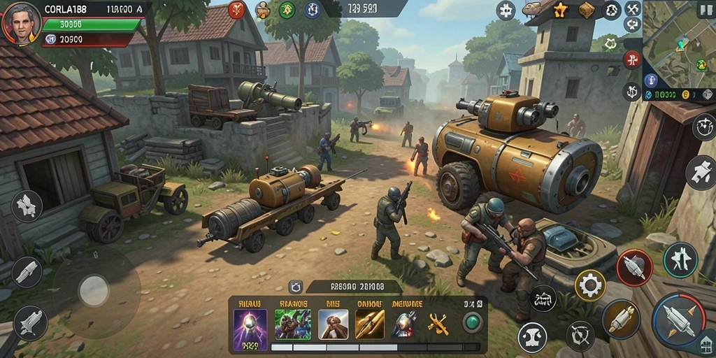 Screenshot gameplay CORLA188 dengan aksi strategi mendebarkan.