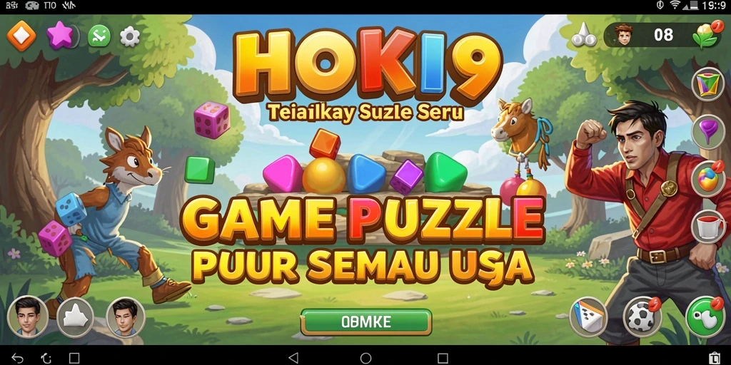 Tangkapan layar gameplay HOKI9 dengan tantangan puzzle menarik.
