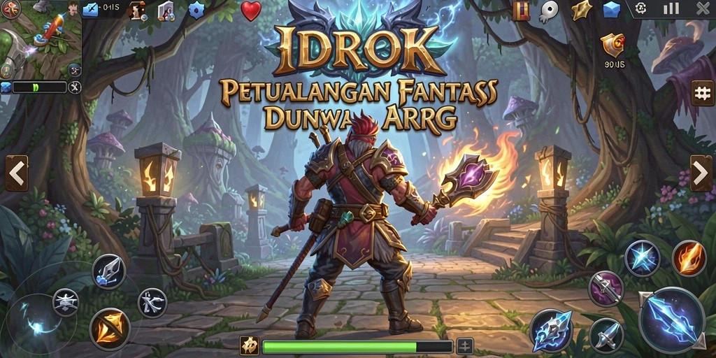 Tampilan gameplay ARPG yang menarik di IDROK.