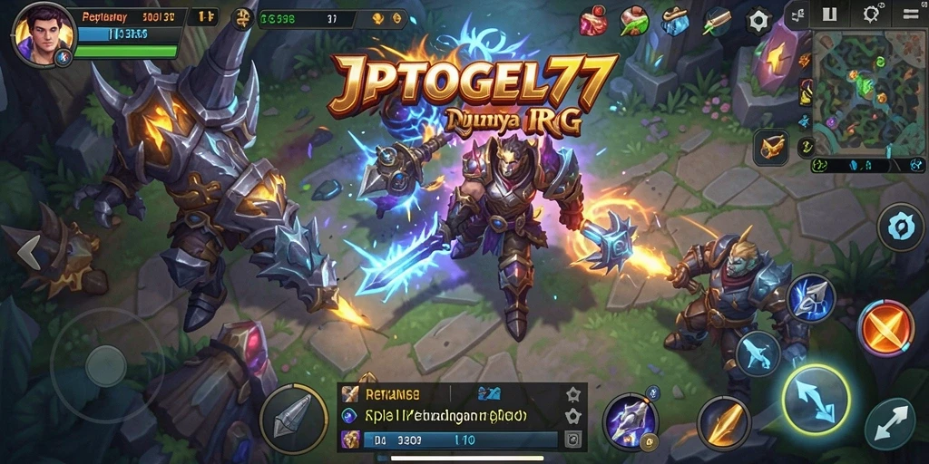 Tampilan gameplay yang menegangkan dalam JPTOGEL77 dengan karakter yang beraksi.