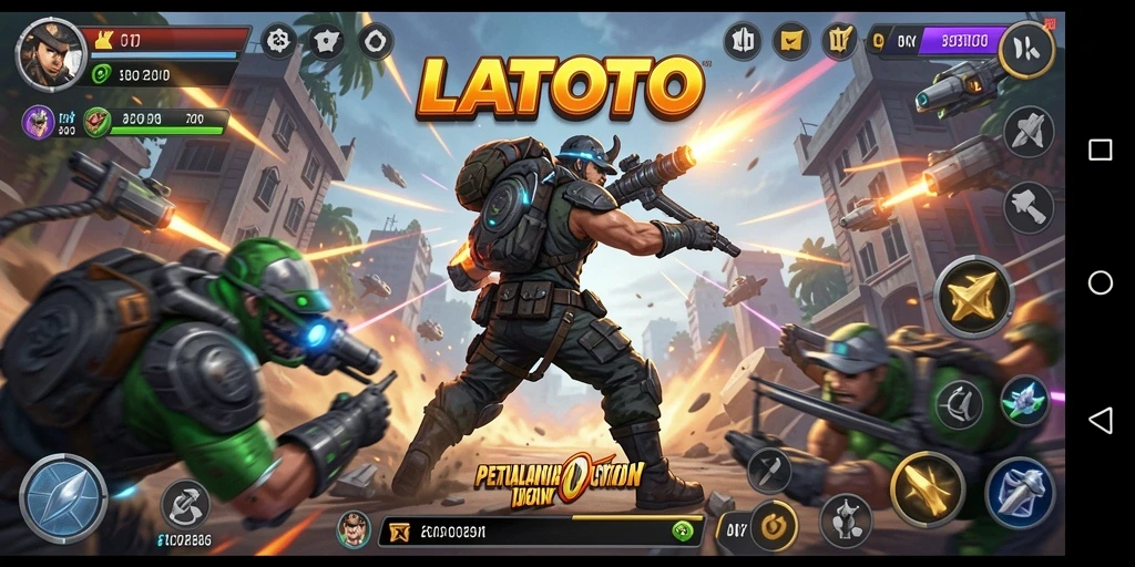 Tangkapan layar LATOTO menampilkan aksi seru dalam gameplay yang menantang.