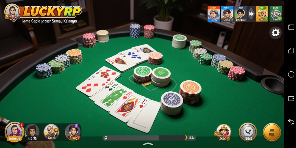Tampilan gameplay LUCKYRP yang menyenangkan dan kompetitif.