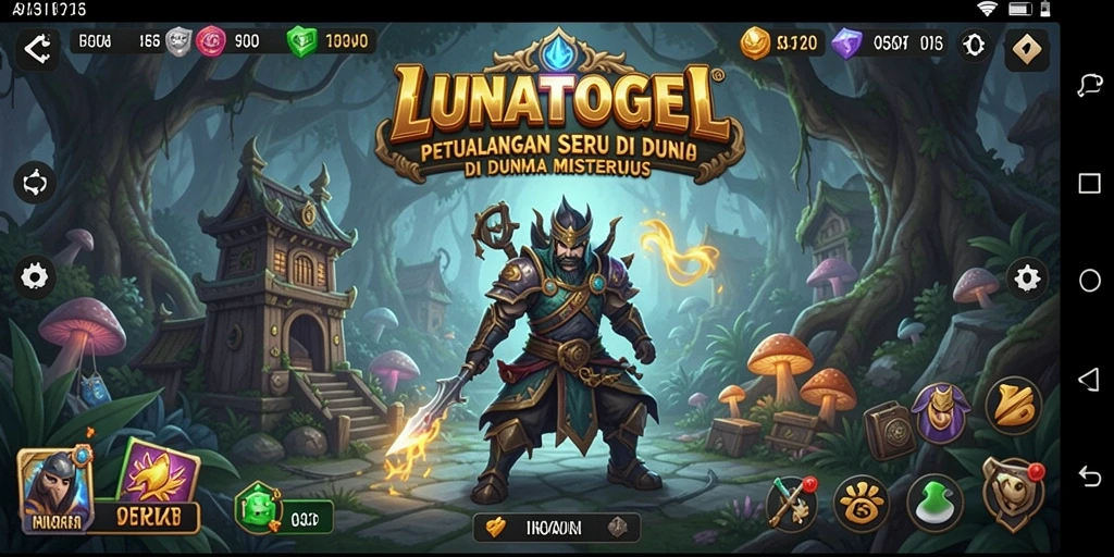 Tampilan gameplay LUNATOGEL yang menampilkan petualangan seru.