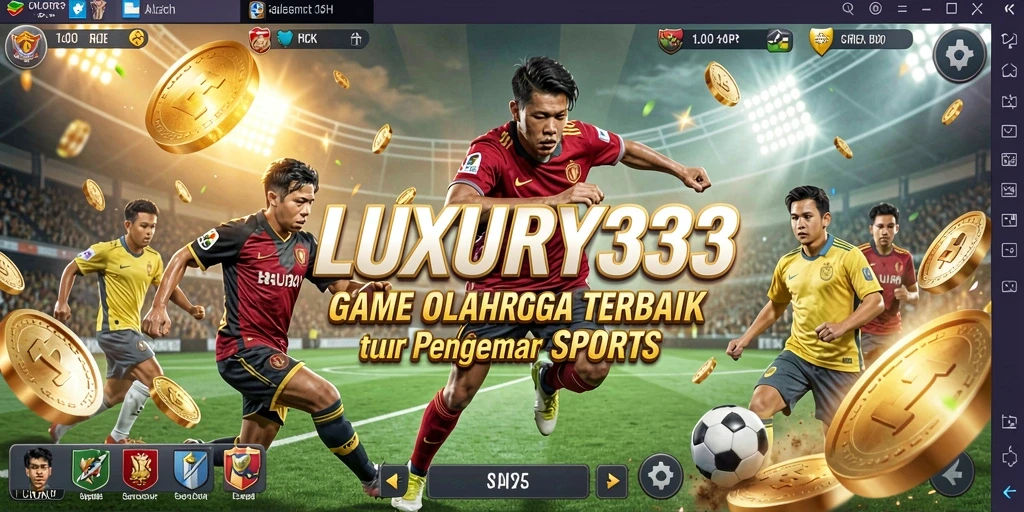 Tampilan gameplay menegangkan di LUXURY333 dengan aksi olahraga seru.
