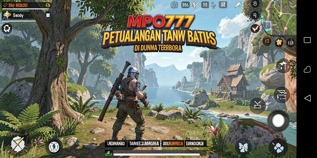 Screenshot menunjukkan aksi seru dalam dunia terbuka MPO777.