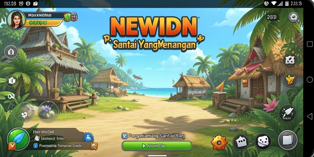 Tampilan menarik dari gameplay NEWIDN yang menghibur.