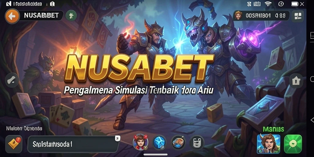 Tampilan menarik dari gameplay NUSABET dalam simulasi interaktif.