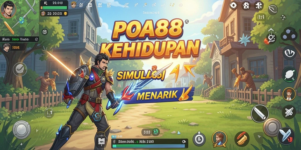 Tampilan gameplay POA88 menampilkan interaksi karakter yang menarik dan lingkungan virtual.