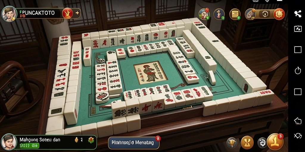 Tampilan permainan Mahjong yang seru dan menarik di PUNCAKTOTO.