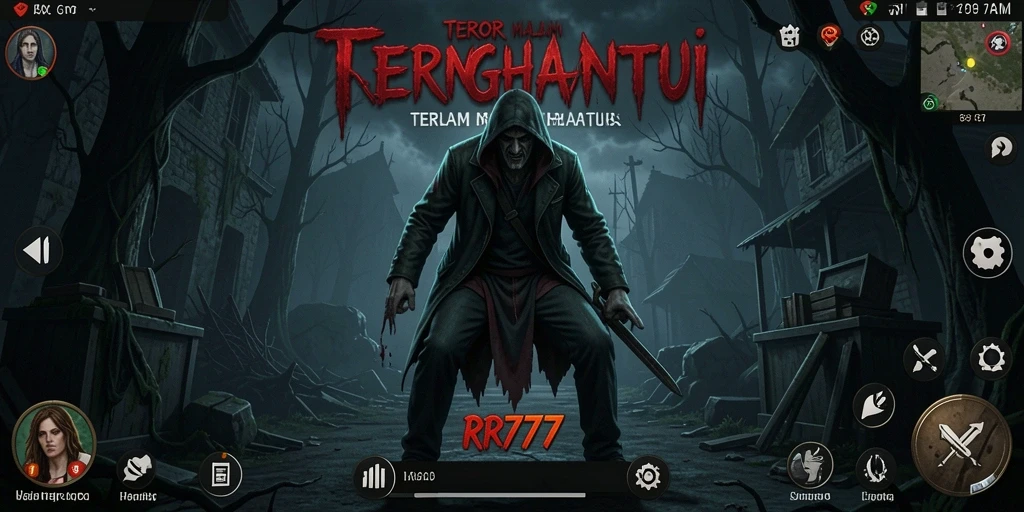 Gameplay menakutkan di RR777 dengan suasana yang mencekam.