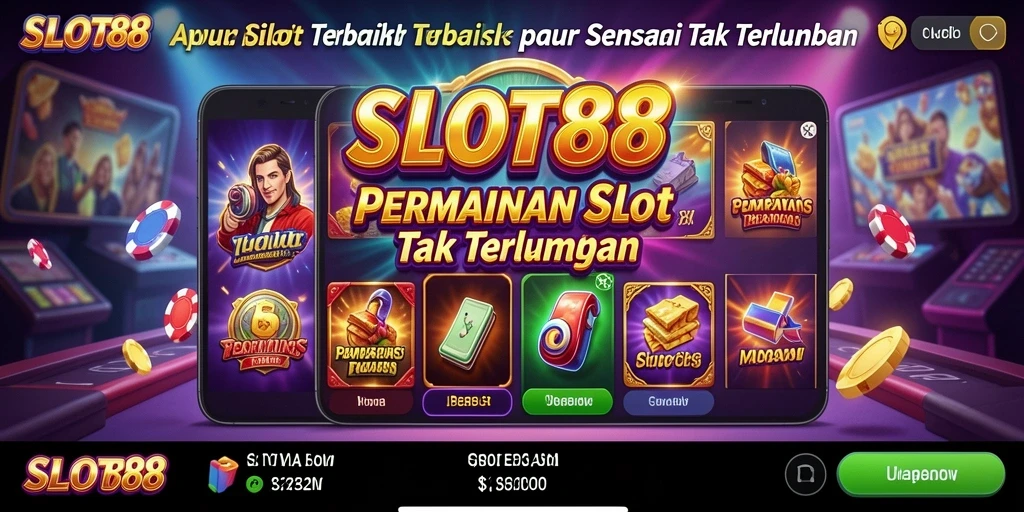 Gameplay SLOT88 yang seru dengan beragam tema slot.