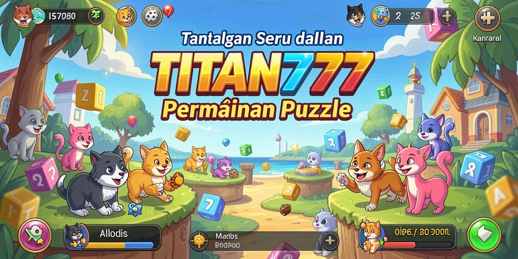 Tampilan gameplay dari TITAN777 yang seru dan menantang.