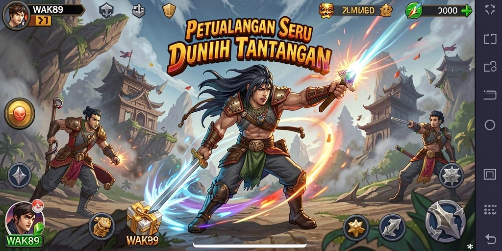 Tampilan gameplay WAK89 yang menarik dan penuh aksi.